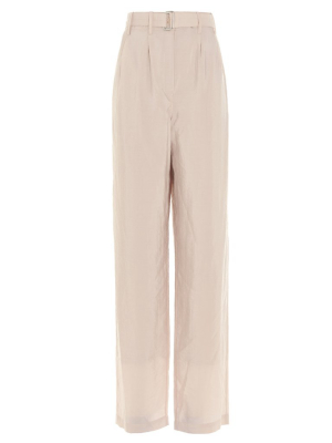 Lemaire Belted Wide Leg Trousers