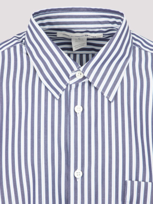 Comme Des Garçons Shirt Chest Pocket Striped Shirt