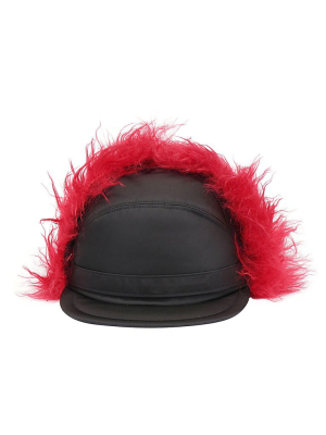 Prada Faux-fur Ear Flap Baseball Hat