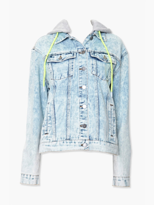 Hooded Denim Jacket