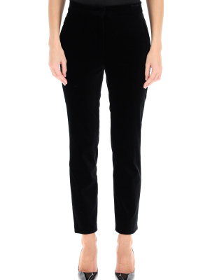 Max Mara Studio Velvet Cigarette Trousers