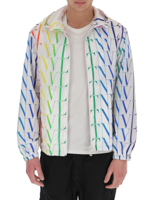 Valentino Vltn Times Print Jacket