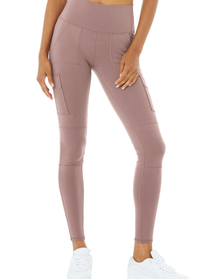 High-waist Cargo Legging - Woodrose