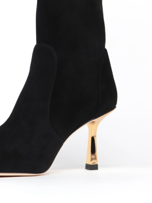 Stuart Weitzman Max Pointed Toe Ankle Boots