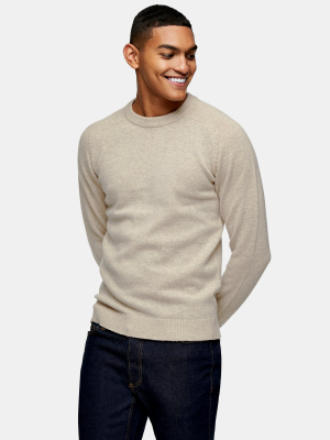 Selected Homme Cream Knitted Sweater