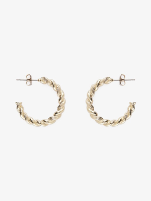 Fabba Twirl Hoop Earrings