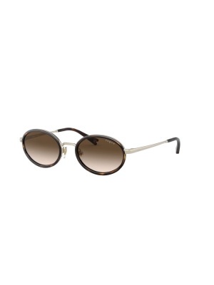 Vogue Vo4167s 848/13 Female Oval Lifestyle Sunglasses Gold