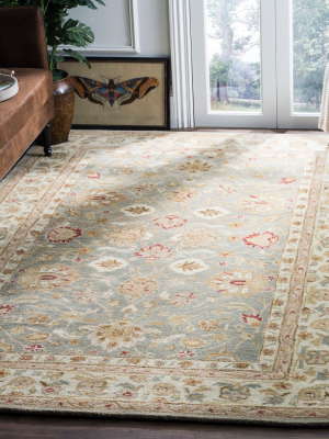 Gray Blue/beige Floral Tufted Area Rug 8'3"x11' - Safavieh