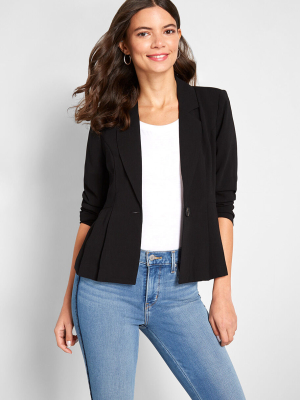 Business Savvy Peplum Blazer