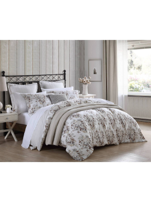 6pc Berrie Brown Comforter Sham Bonus Set - Stone Cottage