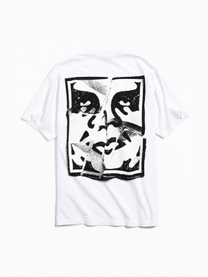 Obey Cracked Icon Tee