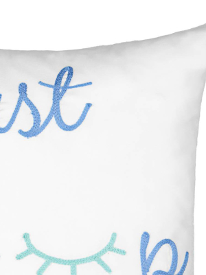 16"x16" Lights Out Throw Pillow Blue - Spree By Waverly