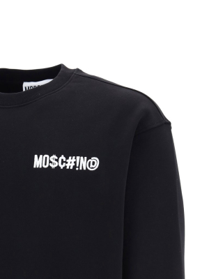 Moschino Symbols Logo Printed Sweatshirt