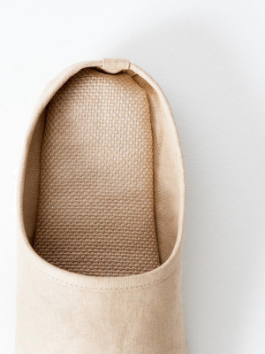 Sasawashi Slippers Camel