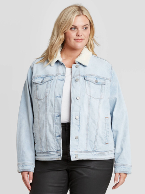 Women's Plus Size Sherpa Jacket - Universal Thread™