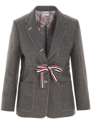 Thom Browne Tie Waist Blazer