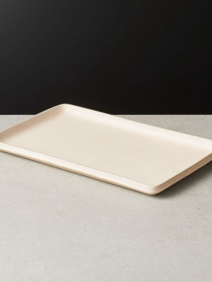 Axel Light Pink Rectangular Serving Platter