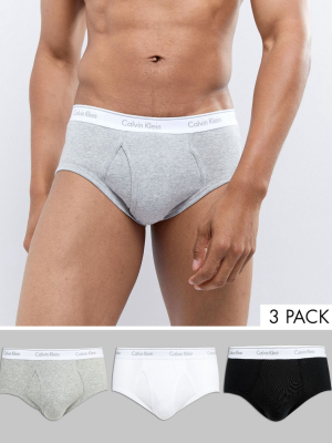 Calvin Klein Briefs Cotton Classic 3 Pack In Multi