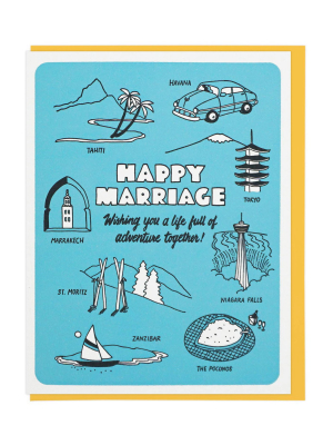 Happy Marriage Adventure Card