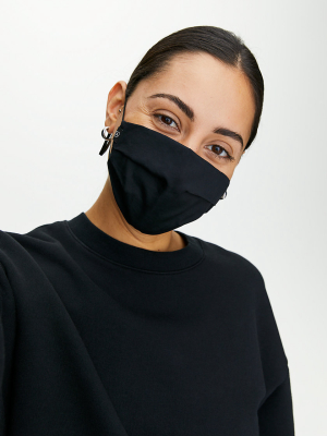 Petite Pleated Cotton Face Mask