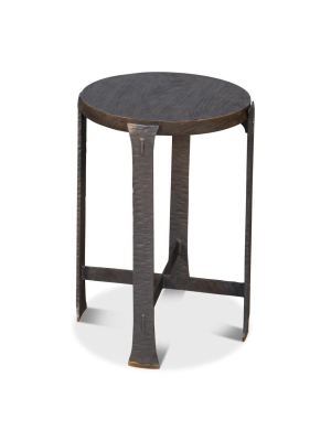 Forged Slats Side Table