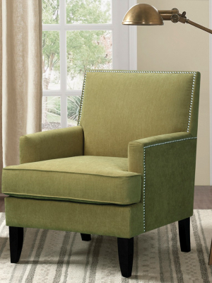 Robin Track Arm Club Chair - Green