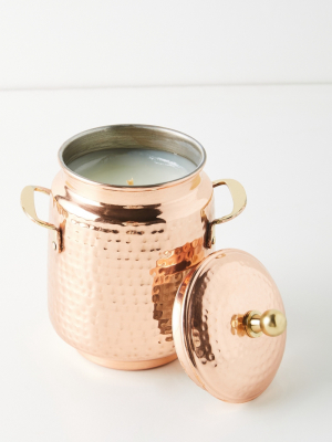 Simmered Cider Copper Mug Candle