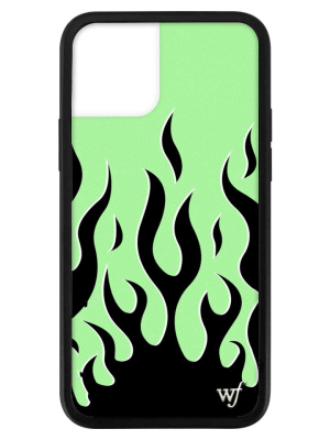 Neon Flames Iphone 12/12 Pro Case