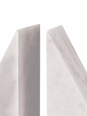 Othello Marble Bookends