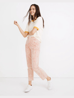 Madewell X Botanical Colors Dyed Classic Straight Jeans