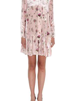 Redvalentino Floral Printed Mini Dress