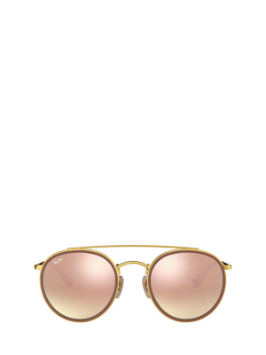 Ray-ban Round Double Bridge Sunglasses