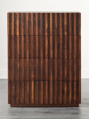 Parallel Wood Tall Chest