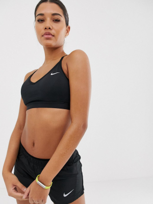 Nike Pro Training Indy Bra In Black