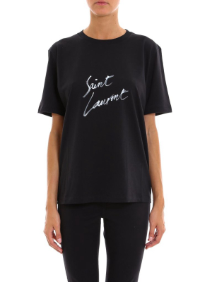 Saint Laurent Logo Signature T-shirt