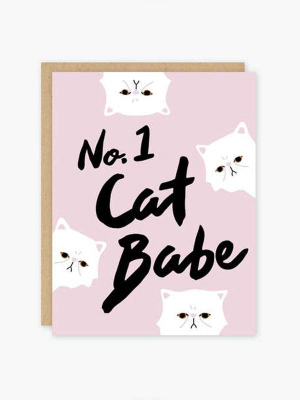 No. 1 Cat Babe Card