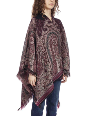 Etro Paisley Fringed Shawl