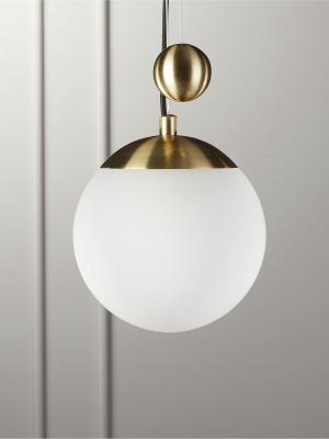 Weight Pulley Pendant Light Small