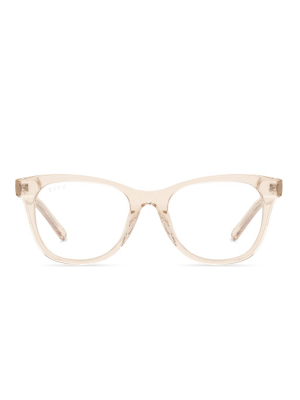 Carina - Sandstone Crystal + Blue Light Technology Glasses