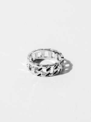 Jada Link Ring .:. Silver