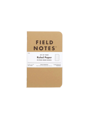 Ruled Paper - 3-pack