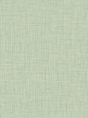 Jocelyn Faux Fabric Wallpaper In Green From The Pacifica Collection By Brewster Home Fashions