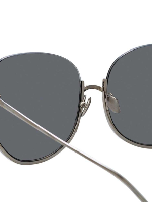 Linda Farrow Kennedy C2 Oversized Sunglasses