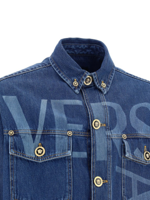 Versace Logo Denim Jacket