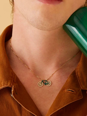 Bicycle Pendant Necklace