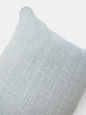 Old Mint Belgian Linen Pillow, Lumbar