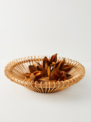 Moana Handwoven Rattan Bowl