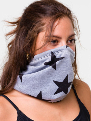 Mindful Masks Face Cover - Black Star