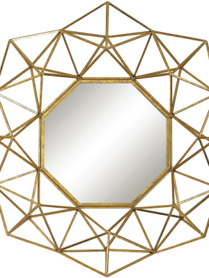 Otto Geometric Wire Mirror