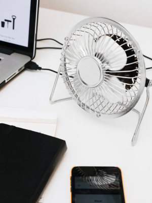 Usb Desk Fan - Black